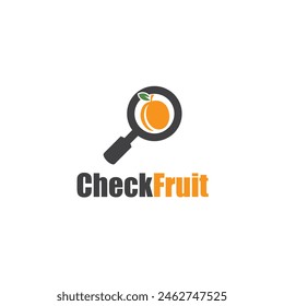 Check Fruit Logo Vector Design