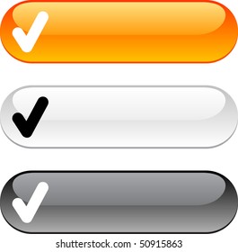 Verifique os botões brilhantes. Versão de três cores.