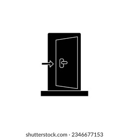 Check In glyph icon. illustration graphic of Check In glyph