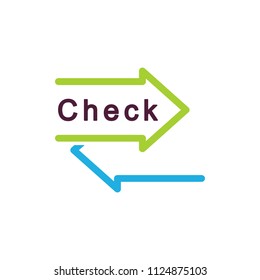 Check Hotel Logo Icon Design