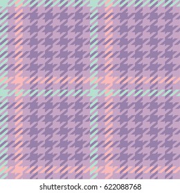 check hounds tooth seamless pattern. vector illustration Fabric background