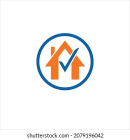 check house logo vector template