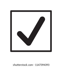 Check icon ,agree  sign vector