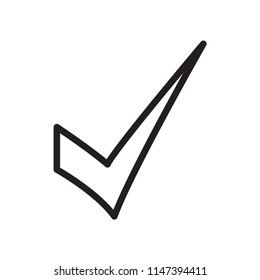 Check icon ,agree  sign vector