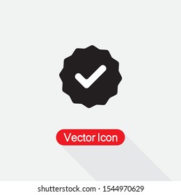 Check Icon, Approved Icon Vector Illustration Eps10