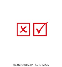 check icon , checkmark and checkbox , no , yes