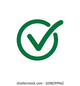 Check Icon Checkmark Vector Approved Symbol Stock Vector (Royalty Free ...