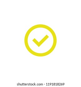 Check icon. Checkmark vector. Approved symbol. Ok icon. Check button sign. Tick icon. Checkpoint. Linear style sign for mobile concept and web design. Check  symbol logo illustration. vector graph