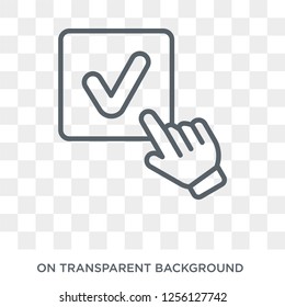 Check icon. Check design concept from  collection. Simple element vector illustration on transparent background.