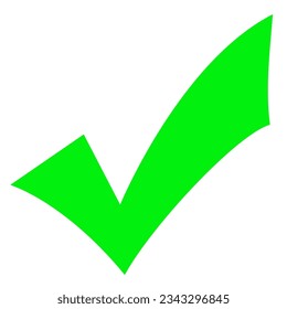 Icono de verificación de diseño gráfico