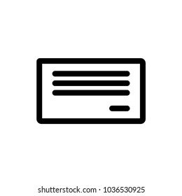 Check icon illustration isolated vector sign symbol