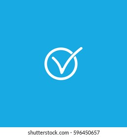 Check icon illustration isolated vector sign symbol