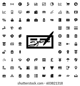 Check icon illustration isolated vector sign symbol . finance icons vector set.