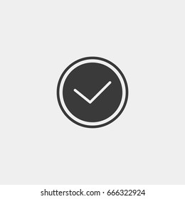 Check  icon illustration isolated vector sign symbol