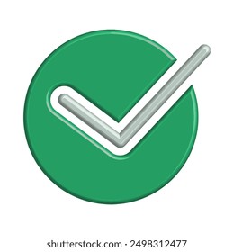 Ilustración de icono de cheque Plantilla de diseño de Vector
