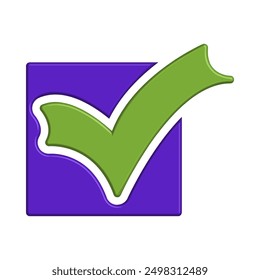 Check icon illustration vector design template