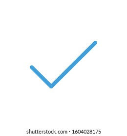 Check icon. Line design template
