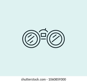 Check icon line isolated on clean background. Check icon concept drawing icon line in modern style. Vector illustration for your web site mobile logo app UI design.