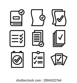 icono de comprobación o logotipo símbolo de signo aislado ilustración vectorial - Colección de iconos vectoriales de estilo negro de alta calidad
