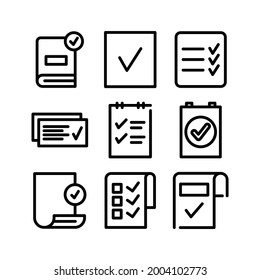 icono de comprobación o logotipo símbolo de signo aislado ilustración vectorial - Colección de iconos vectoriales de estilo negro de alta calidad

