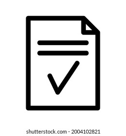 icono de verificación o logotipo símbolo de signo aislado ilustración vectorial de alta calidad estilo negro iconos vectoriales
