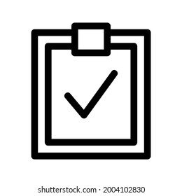 icono de verificación o logotipo símbolo de signo aislado ilustración vectorial de alta calidad estilo negro iconos vectoriales
