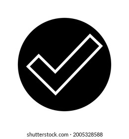 check icon or logo isolated sign symbol vector illustration - high quality black style vector icons
