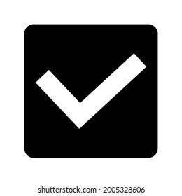 check icon or logo isolated sign symbol vector illustration - high quality black style vector icons
