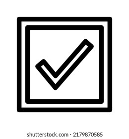 icono de verificación o logotipo símbolo de signo aislado ilustración vectorial de alta calidad estilo negro iconos vectoriales
