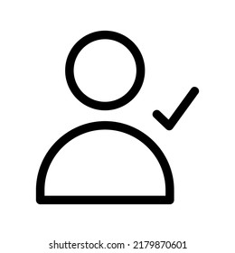 icono de verificación o logotipo símbolo de signo aislado ilustración vectorial de alta calidad estilo negro iconos vectoriales

