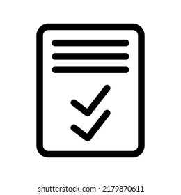 icono de verificación o logotipo símbolo de signo aislado ilustración vectorial de alta calidad estilo negro iconos vectoriales
