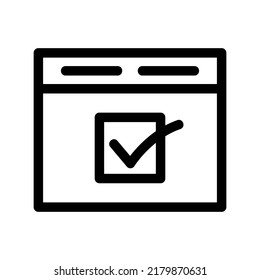 icono de verificación o logotipo símbolo de signo aislado ilustración vectorial de alta calidad estilo negro iconos vectoriales

