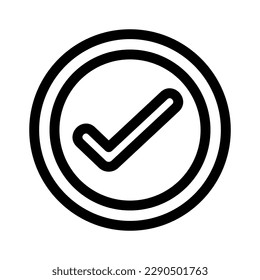 check icon or logo isolated sign symbol vector illustration - high quality black style vector icons