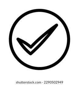check icon or logo isolated sign symbol vector illustration - high quality black style vector icons