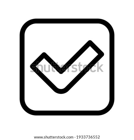 check icon or logo isolated sign symbol vector illustration - high quality black style vector icons
