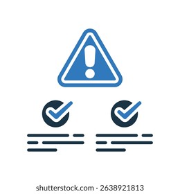 Check Icon Mixed Vector Illustration