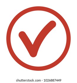 Check Icon on white background. Vector illustration