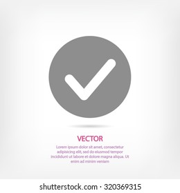 check  icon. One of set web icons