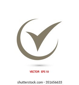 check  icon. One of set web icons