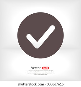 check  icon. One of set web icons
