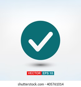 check  icon. One of set web icons