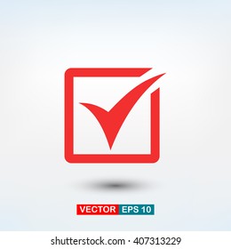 check  icon. One of set web icons