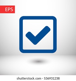 check  icon. One of set web icons