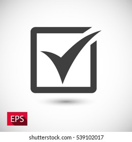 check  icon. One of set web icons