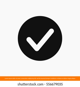 check  icon. One of set web icons