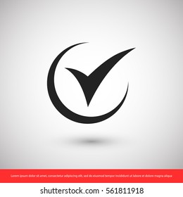 check  icon. One of set web icons