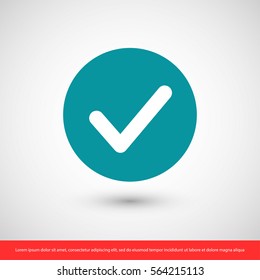 check  icon. One of set web icons