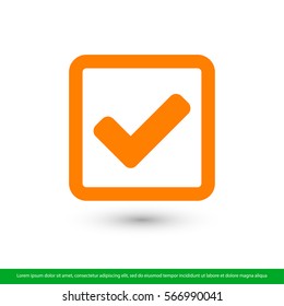 check  icon. One of set web icons