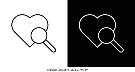 Check up icon outline. Vector isolated pictogram for web