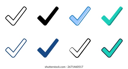 Comprobar conjunto de iconos de múltiples estilos de colección 

